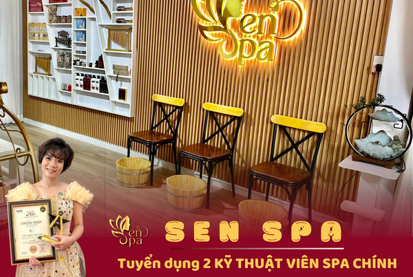 TUYỂN 2 KỸ THUẬT VIÊN SPA CHÍNH